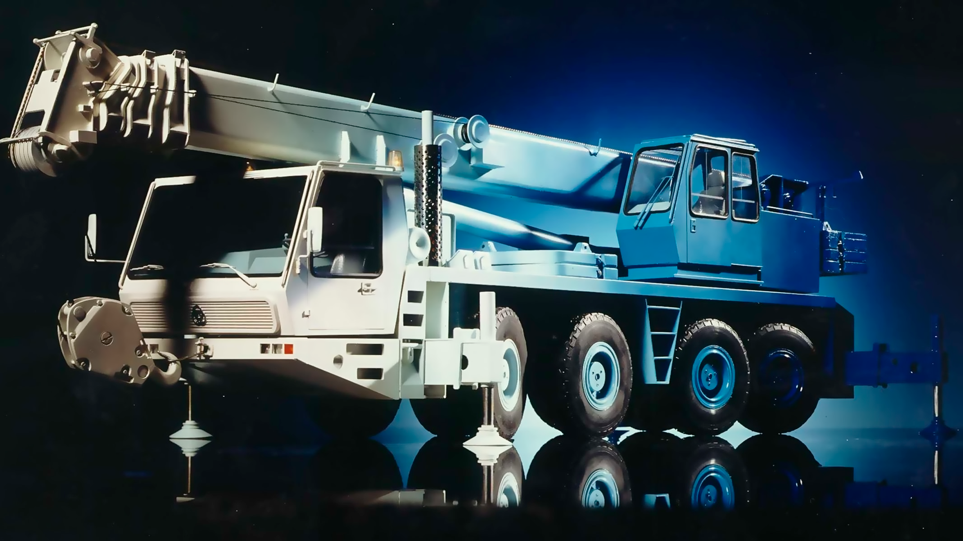 Krupp truck crane model